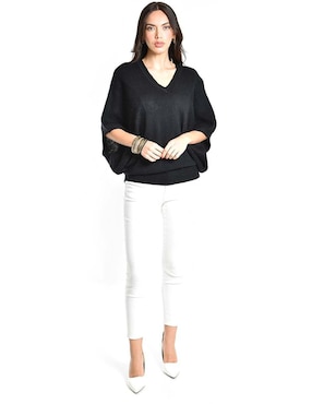 Suéter Roman Fashion cuello V para mujer