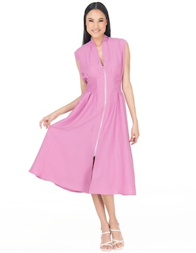 Vestido Midi Casual Lvyou Para Mujer