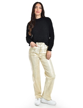 Suéter Roman Fashion cuello redondo para mujer