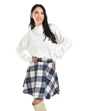Falda corta Roman Fashion corte cintura alta