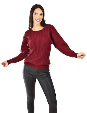 Suéter Roman Fashion cuello redondo para mujer