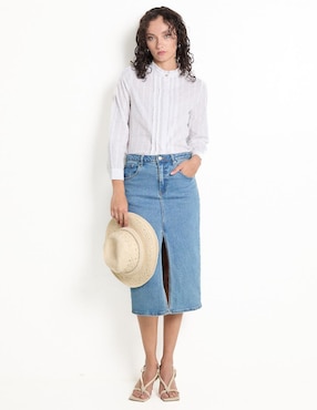 Blusa Petite Studio manga larga para mujer