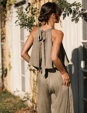 Jumpsuit Petal + Pup formal estampado a lunares para mujer