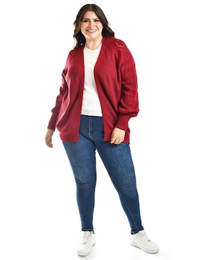 Suéter Roman Fashion cuello abierto para mujer