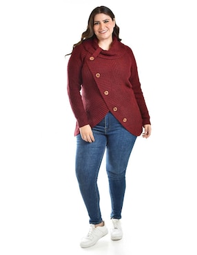 Suéter Roman Fashion cuello redondo para mujer