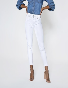 Jeans Slim Studio F Corte Cintura Para Mujer