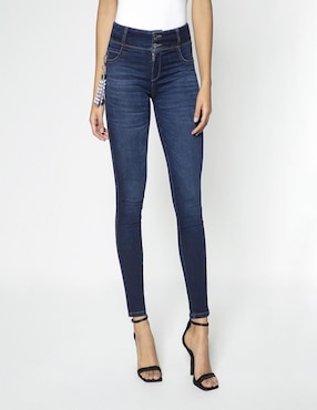 Jeans Slim Studio F Corte Cadera Para Mujer