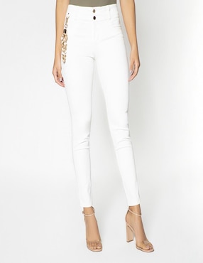 Jeans Slim Studio F Corte Cintura Para Mujer