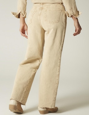 Jeans relajado Studio F corte cintura alta para mujer