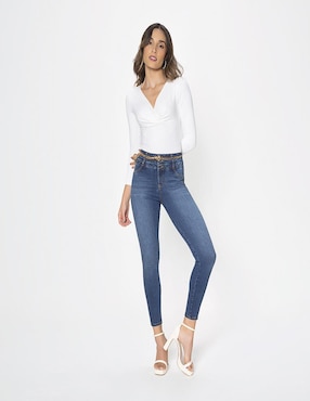 Jeans slim Studio F para mujer