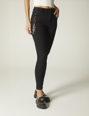 Jeans Slim Studio F Corte Cintura Para Mujer