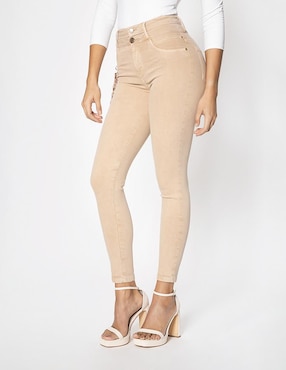 Jeans Slim Studio F Corte Cintura Para Mujer