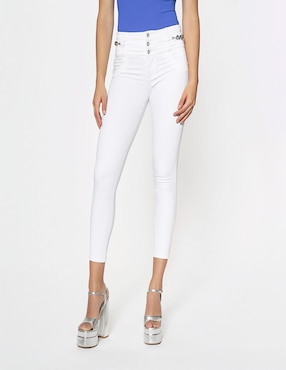 Jeans Slim Studio F Corte Cintura Para Mujer