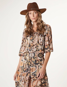 Vestido maxi casual Studio F para mujer