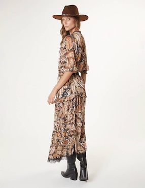 Vestido maxi casual Studio F para mujer