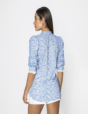 Blusa Studio F manga larga para mujer