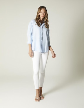 Blusa Studio F manga 3/4 para mujer