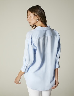 Blusa Studio F manga 3/4 para mujer