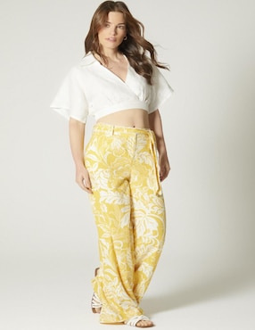 Pantalón easy pant Studio F amplio para mujer