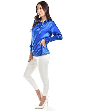 Blusa Roman Fashion manga larga para mujer