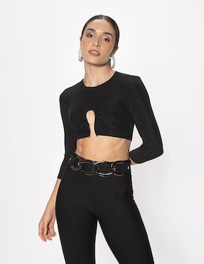 Blusa Studio F manga 3/4 para mujer