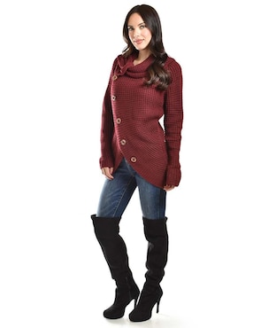 Suéter Roman Fashion cuello alto para mujer