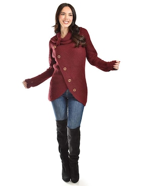 Suéter Roman Fashion cuello alto para mujer