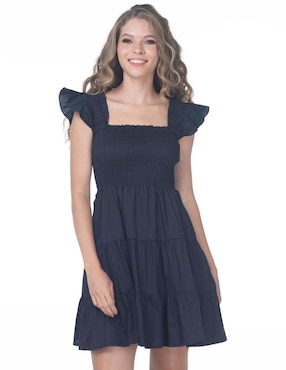 Vestido Corto Casual Lvyou Para Mujer