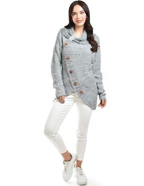 Suéter Roman Fashion cuello alto para mujer