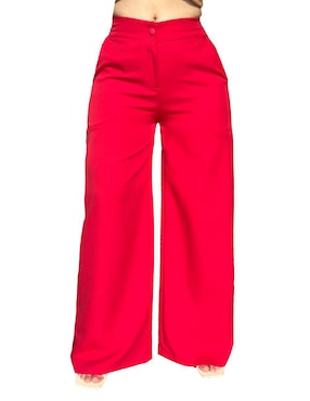 Pantalón relaxed Yaretni Moda amplio para mujer