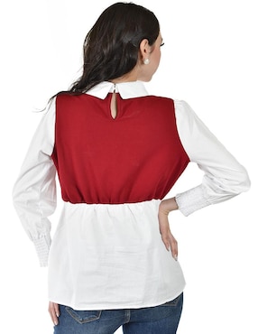 Blusa Roman Fashion manga larga para mujer