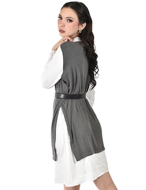 Vestido a la rodilla casual Roman Fashion para mujer