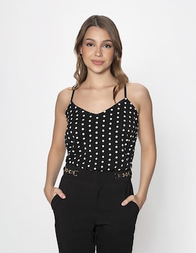 Blusa De Tirantes Studio F Para Mujer