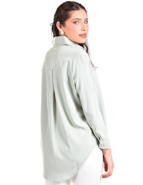 Blusa roman fashion manga larga para mujer