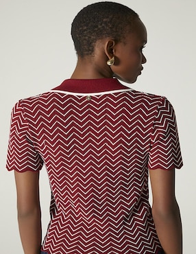 Blusa Studio F manga corta para mujer