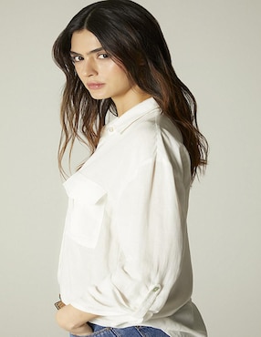 Blusa Studio F manga larga para mujer