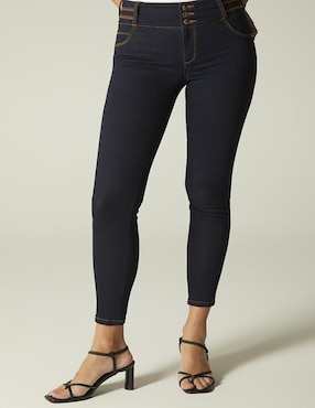 Jeans Skinny Studio F Corte Cintura Para Mujer