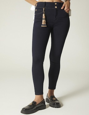 Jeans Skinny Studio F Corte Cintura Para Mujer