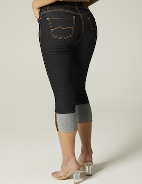 Jeans slim Studio F corte cintura para mujer