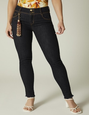 Jeans Slim Studio F Corte Cintura Para Mujer