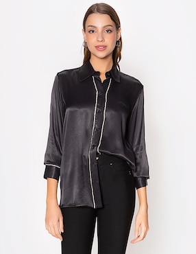 Blusa Studio F manga larga para mujer