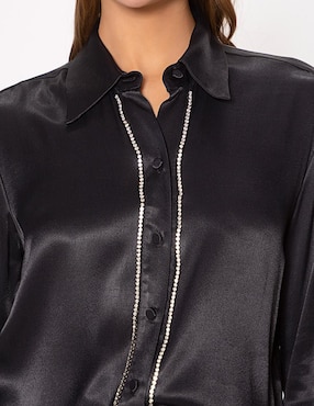Blusa Studio F manga larga para mujer