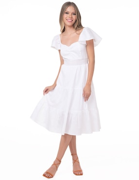 Vestidos Blancos Fiesta Liverpool Vestidos Blancos Juveniles En - Main Image