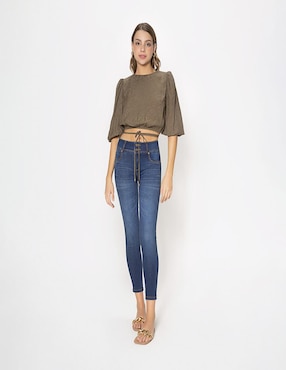 Blusa Studio F manga 3/4 para mujer