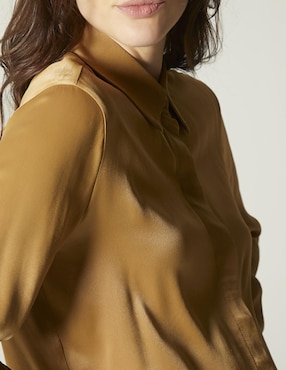 Blusa Studio F manga larga para mujer