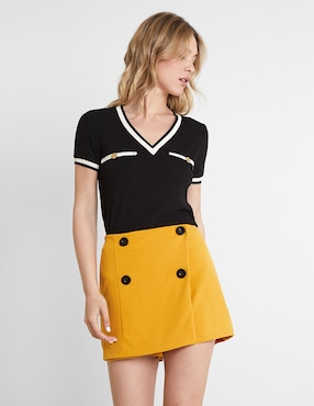 Falda short mini Amandine a la cintura
