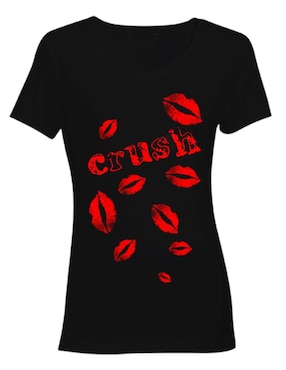 Playera manga corta Marëvnyk cuello redondo para mujer