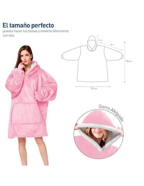 Sudadera con capucha y bolsa Bluelander para mujer