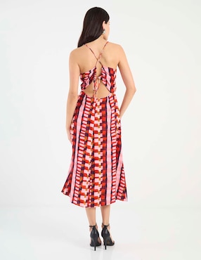 Vestido 3/4 casual Map para mujer