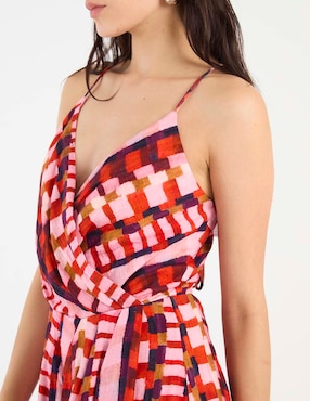 Vestido 3/4 casual Map para mujer